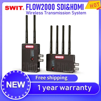 SWIT FLOW2000 SDI&HDMI שידור אלחוטי מערכת 2000ft/600 תמונה של מצלמה וידאו אלחוטי HD משדר מקלט